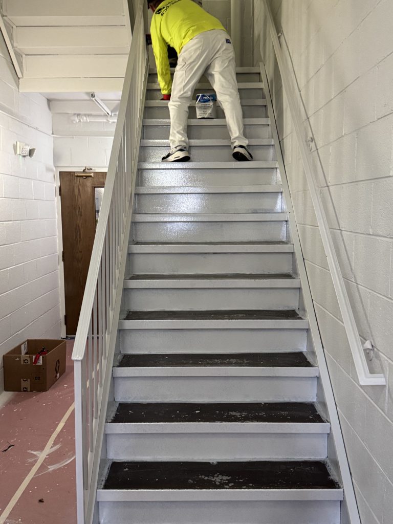 apartment stairwells painting willowbrook