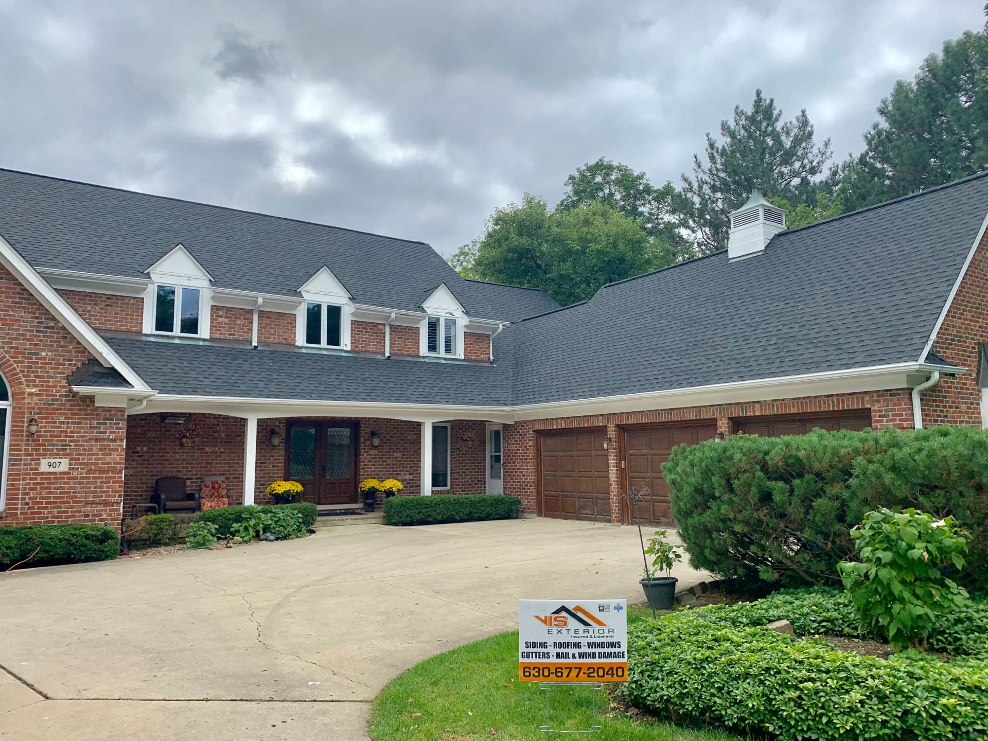 GAF Timberline shingle roofing guttering Oak Brook 60523