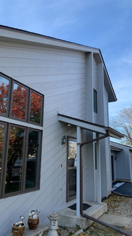 Cedar siding and shingle roofing after hail damage in Bolingbrook project photo 4