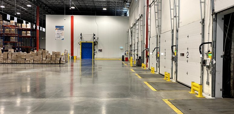 cold storage warehouse interior painting romeoville