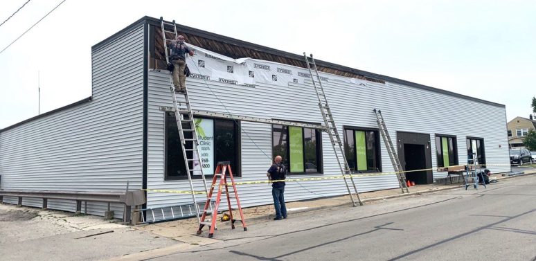 Commercial vinyl siding installation in Downers Grove project photo 3