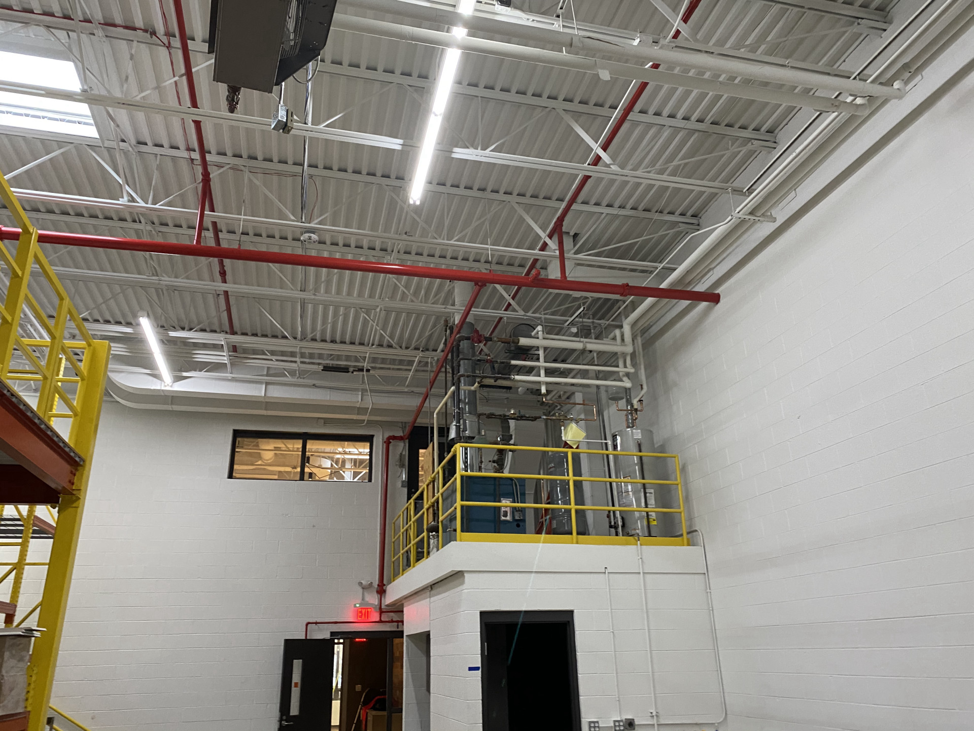 commercial warehouse interior office painting roselle