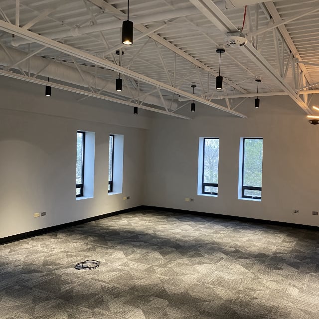 commercial warehouse interior office painting roselle