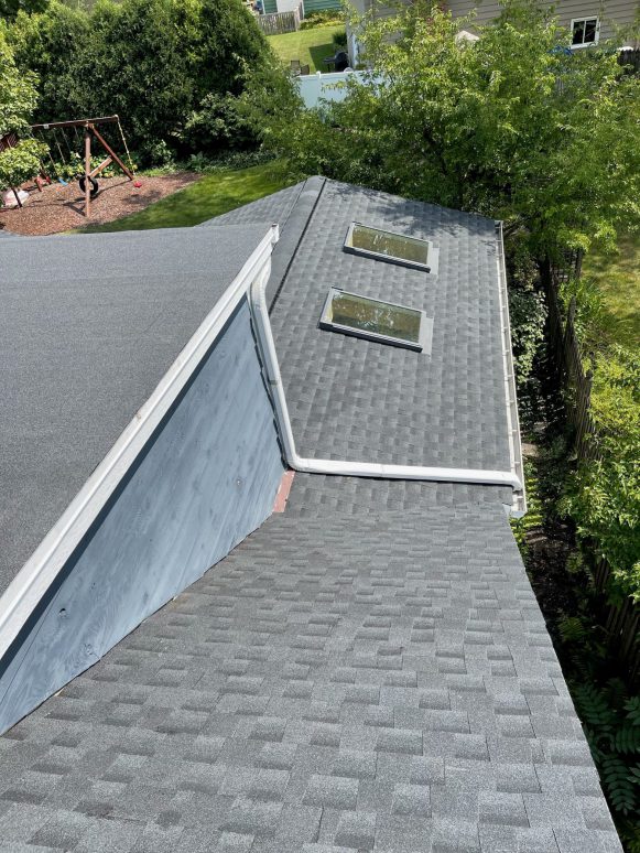 Complete roof replacement installing GAF Timberline HDZ shingles in Downers Grove project photo 2