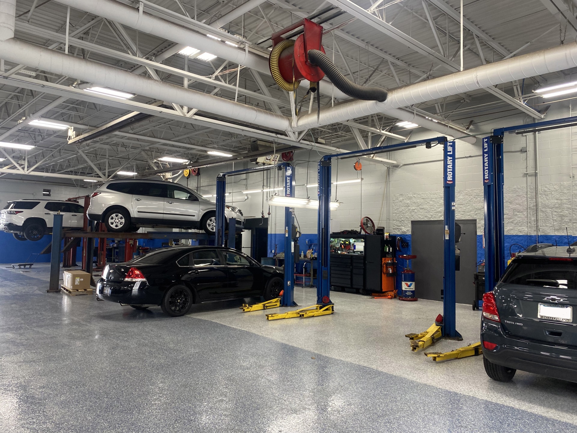 dealership auto repair shops interior painting naperville