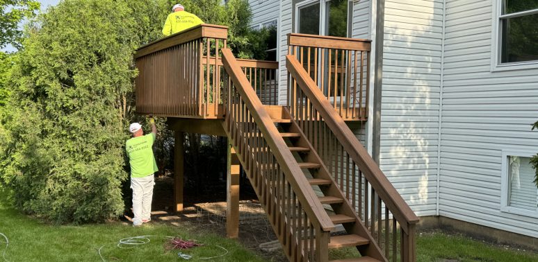 deck staining geneva