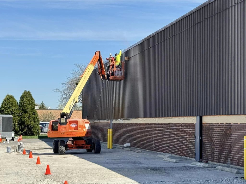 exterior metal painting