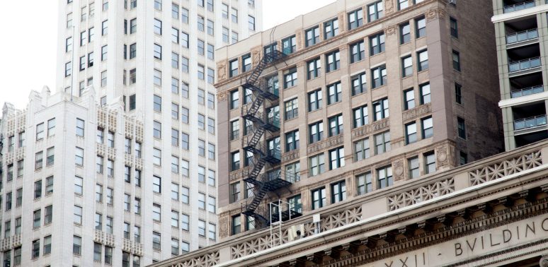 fire escape painting