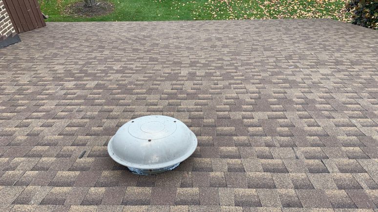 GAF shingle roof installation and guttering in Darien project photo 3