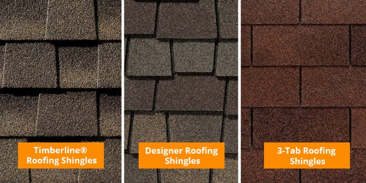 gaf shingles types