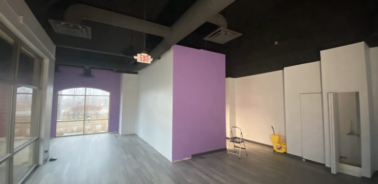 gym interior painting libertyville