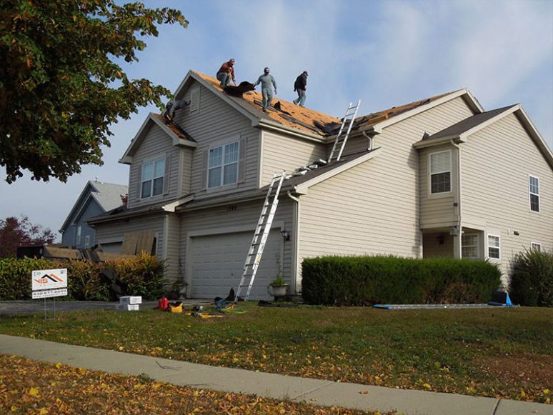 Hail damage exterior repairs in Mundelein project photo 3
