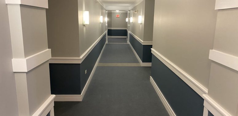 hoa apartment hallway painting deerfield