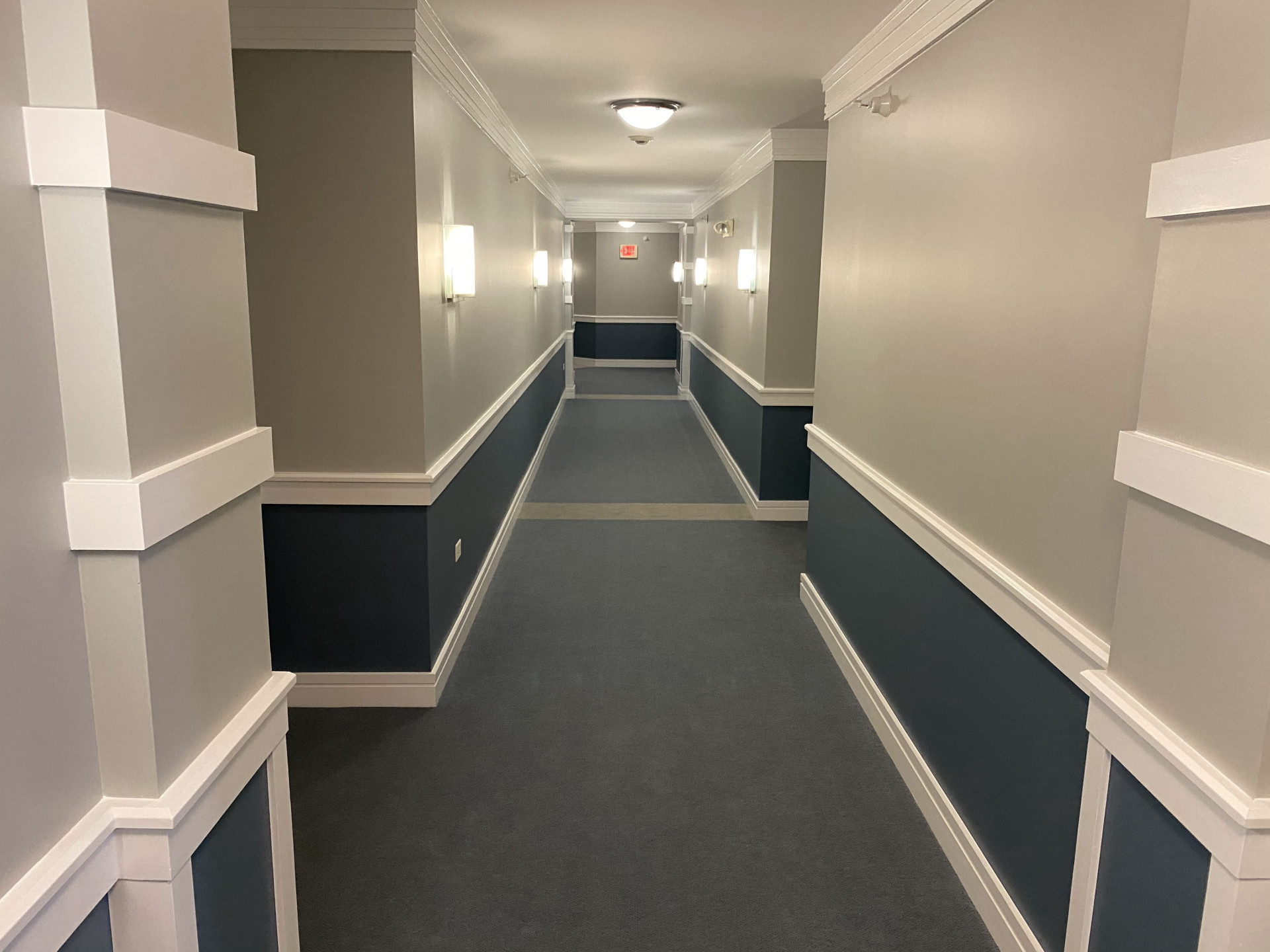 hoa apartment hallway painting deerfield