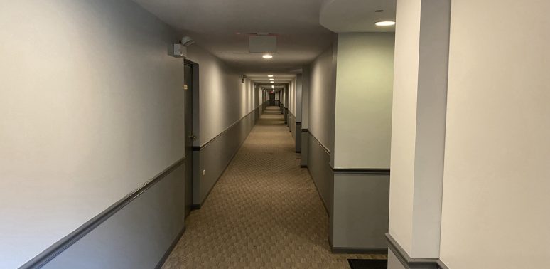 hoa apartment hallway painting wheaton