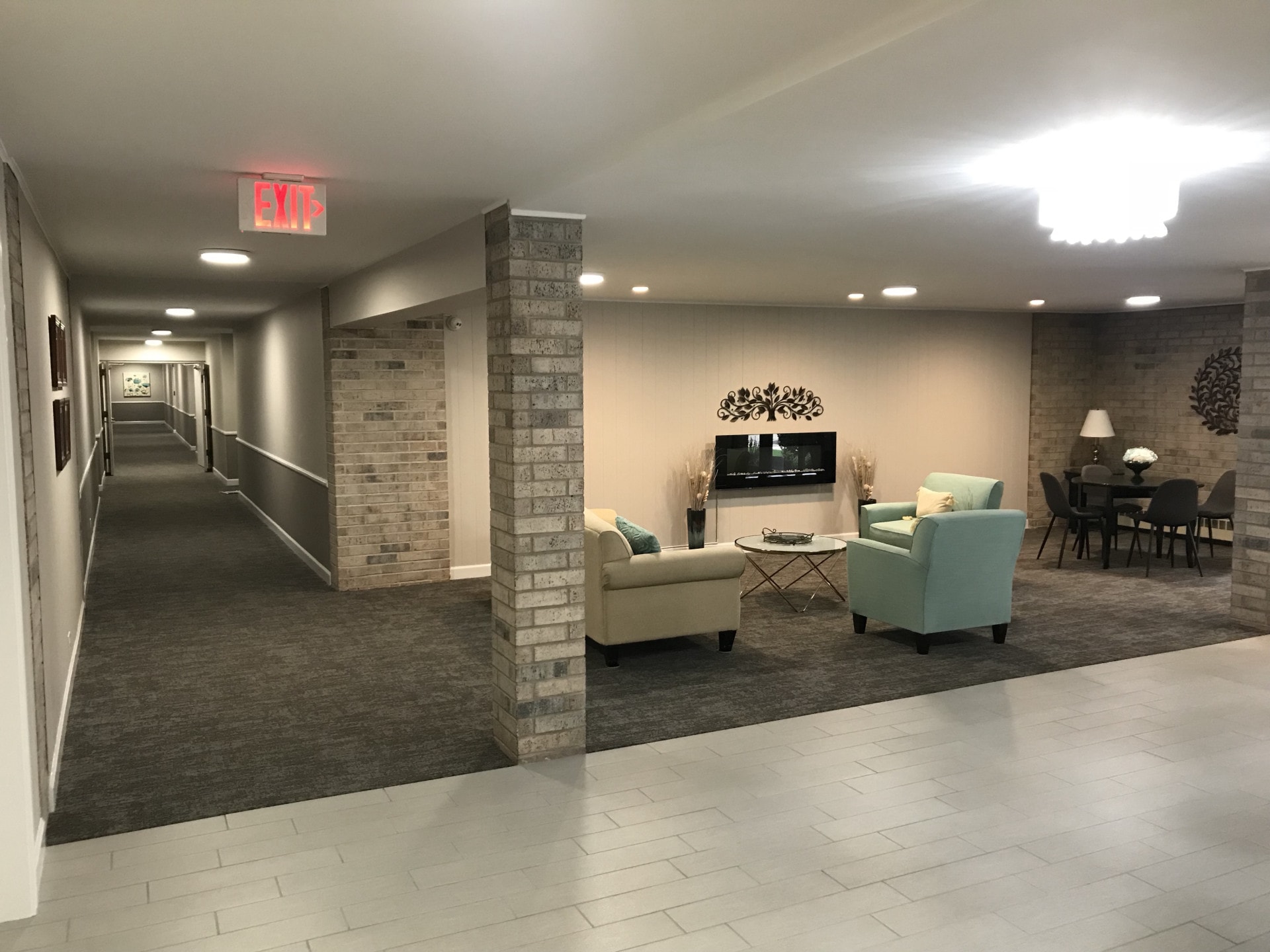 hoa building painting hallway remodeling willowbrook