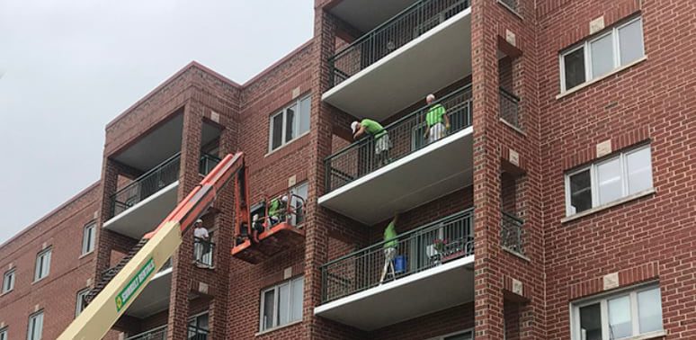 hoa building preparation for painting