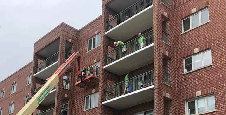 hoa building preparation for painting