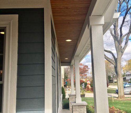 James Hardie fiber cement siding installation in Northbrook project photo 10