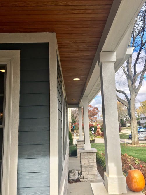 James Hardie fiber cement siding installation in Northbrook project photo 10