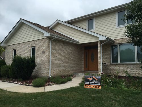 James Hardie siding roofing in Orland Park project photo 2