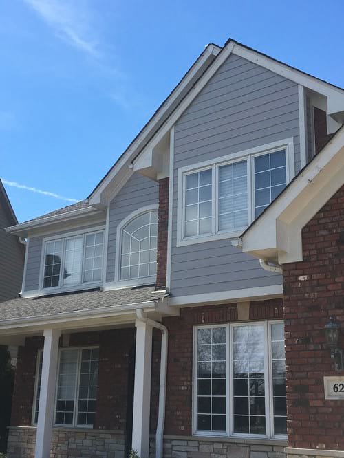 James Hardie fiber cement siding installation in Westmont project photo 21