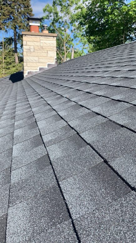 Leaking roof and gutters replacement, GAF Timberline HDZ shingle roof installation in Clarendon Hills project photo 2