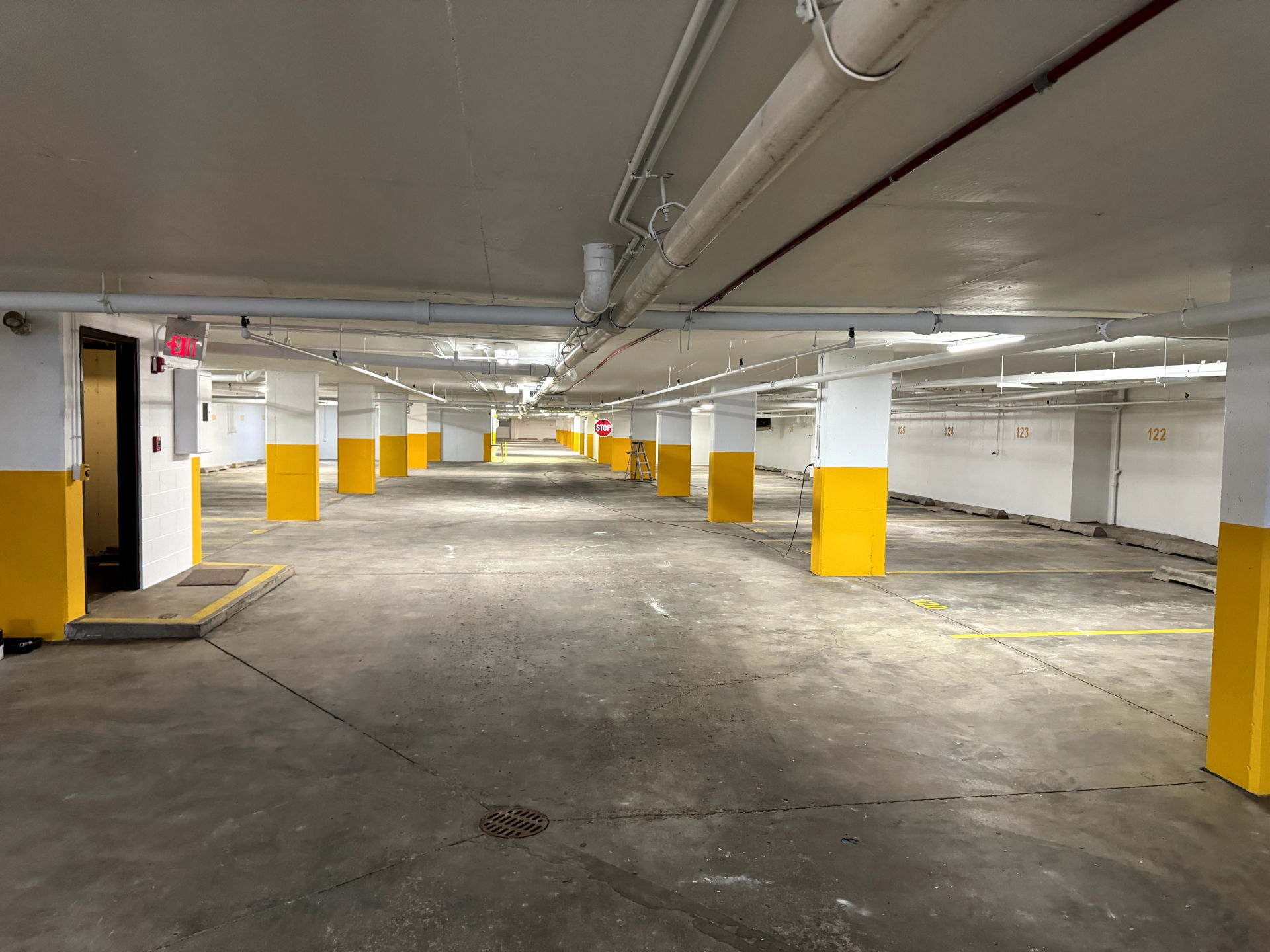 lincolnwood parking garage painting