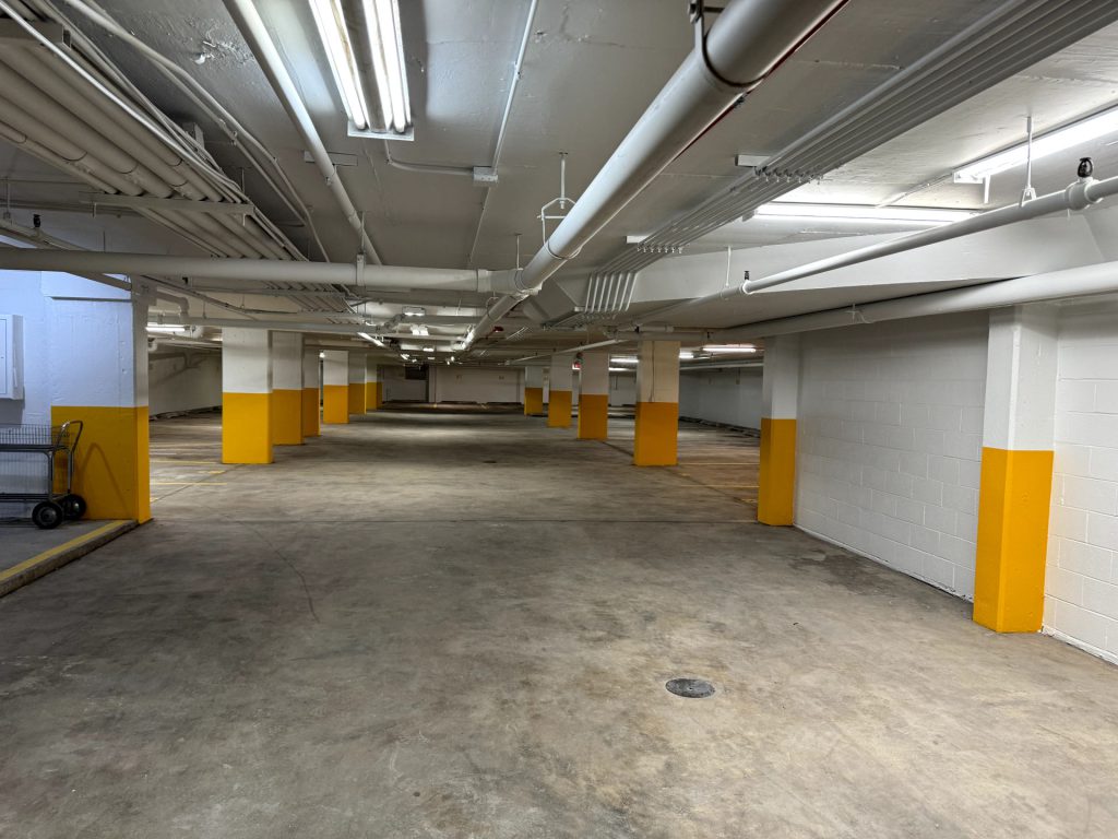 lincolnwood parking garage painting