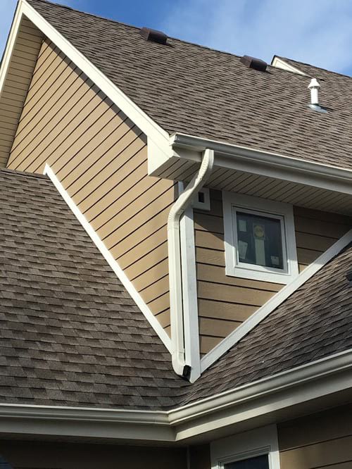 LP Diamond siding installation and gutter replacement in Naperville project photo 10
