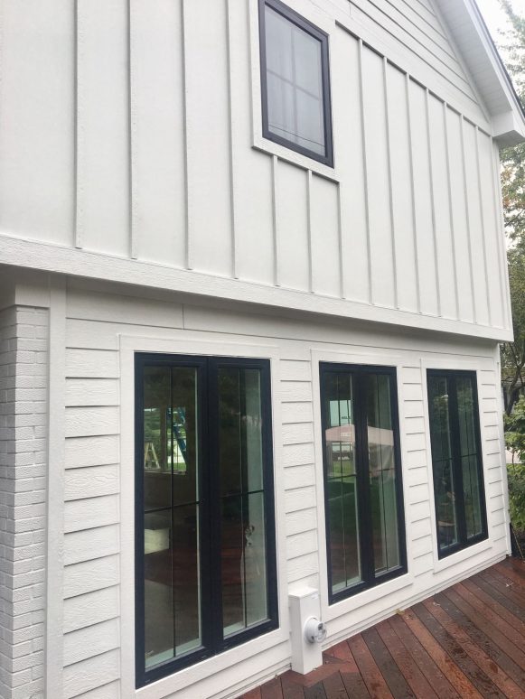 LP SmartSide siding and windows replacement in Hinsdale project photo 2