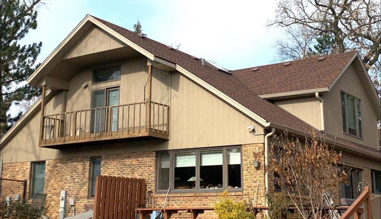 LP SmartSide siding replacement in Oak Brook project photo 1