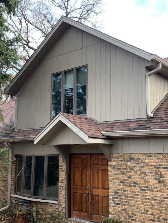 LP SmartSide siding replacement in Oak Brook project photo 3