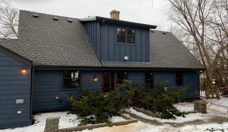 LP SmartSide siding replacement project in Prospect Heights project photo 1