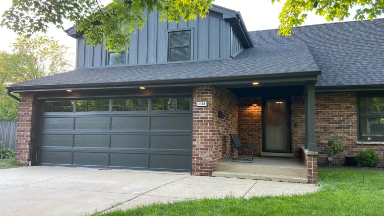 LP SmartSide siding and roof replacement in Downers Grove project photo 1