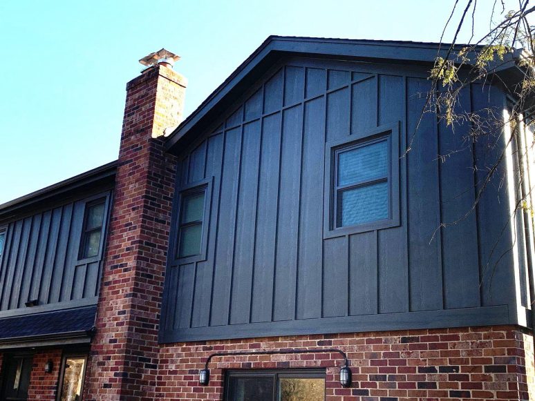 LP SmartSide siding and roof replacement in Downers Grove project photo 3