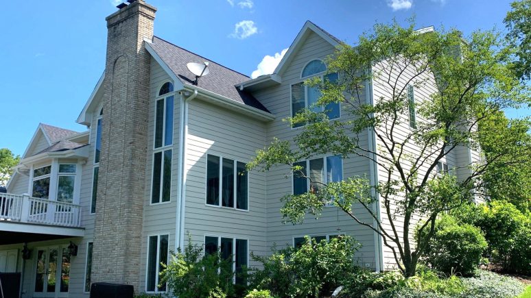 LP SmartSide siding installation in St, Charles project photo 1