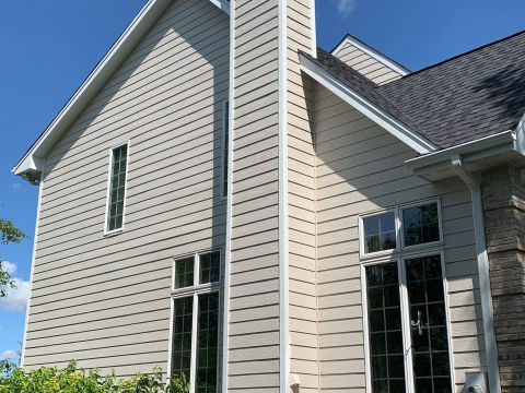 LP SmartSide siding installation in St, Charles project photo 4
