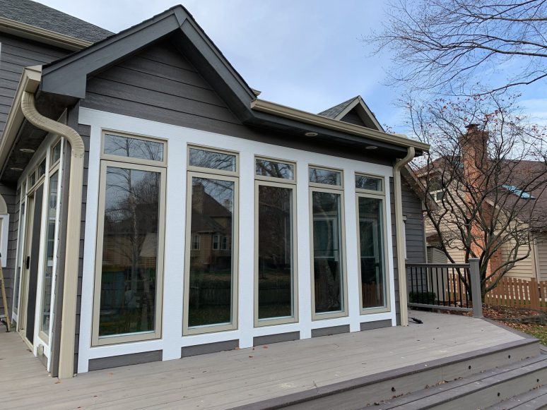 LP SmartSide siding replacement and windows replacement in Naperville project photo 2