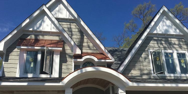 LP SmartSide wood siding replacement in Downers Grove project photo 2