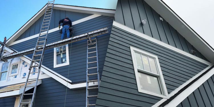 lp wood siding installation