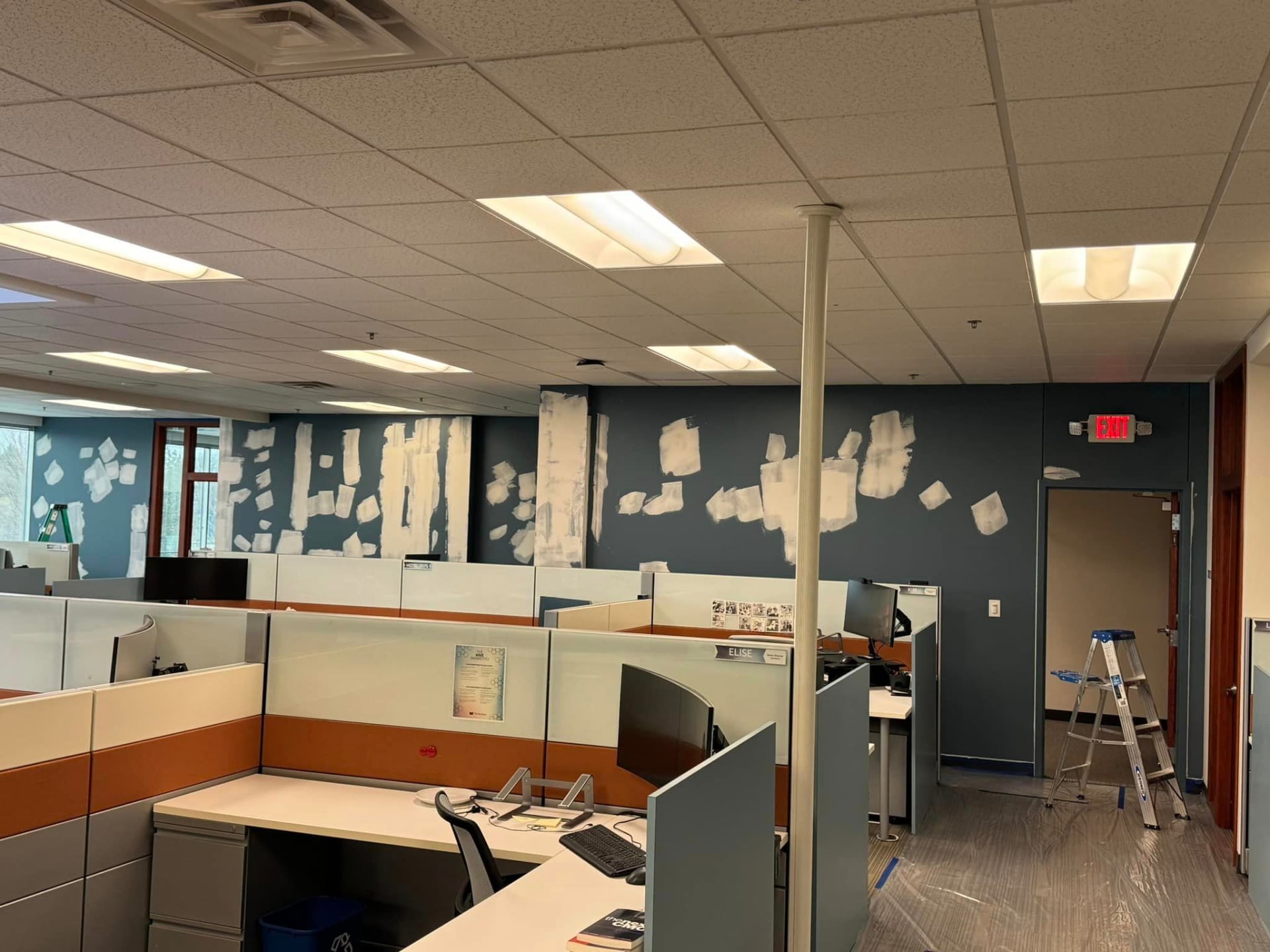 office drywall finish painter