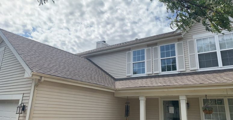 shingle roof siding replacement after wind damage