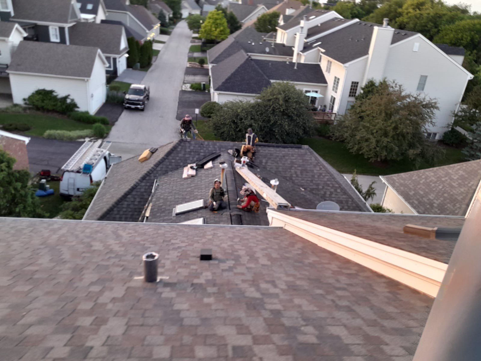 Hail damage roof replacement Geneva 60134