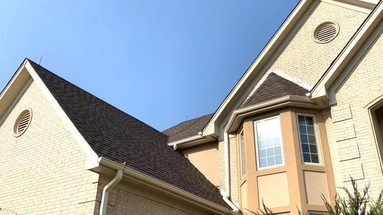 Shingle roof replacement and gutters in Willow Springs project photo 2