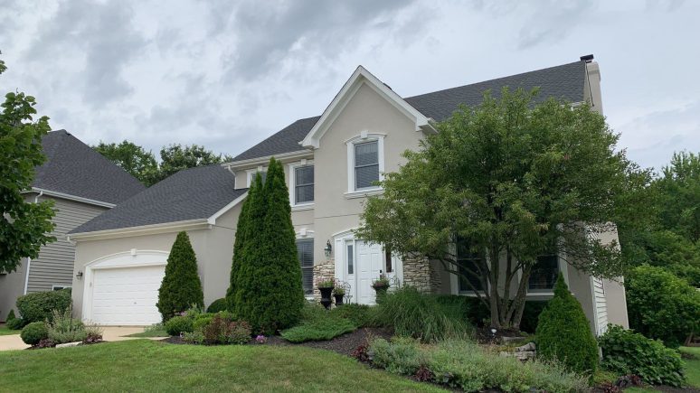 Shingle roof replacement and gutters in Willow Springs project photo 3