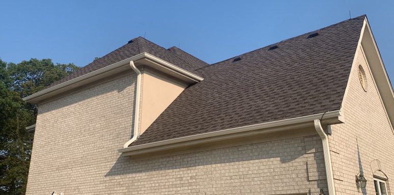 Shingle roof replacement and gutters in Willow Springs project photo 3