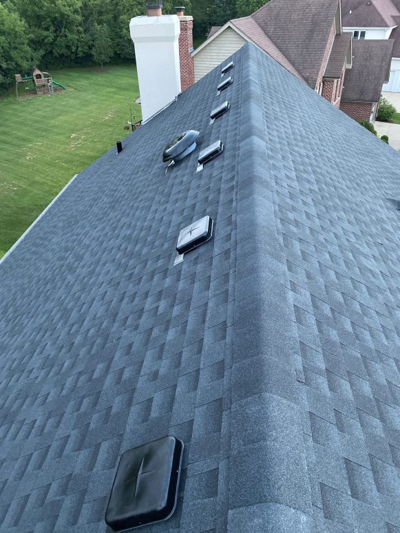 Shingle roof replacement and gutters in Willow Springs project photo 4