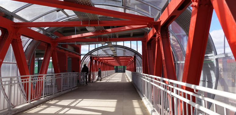 steel beams painting