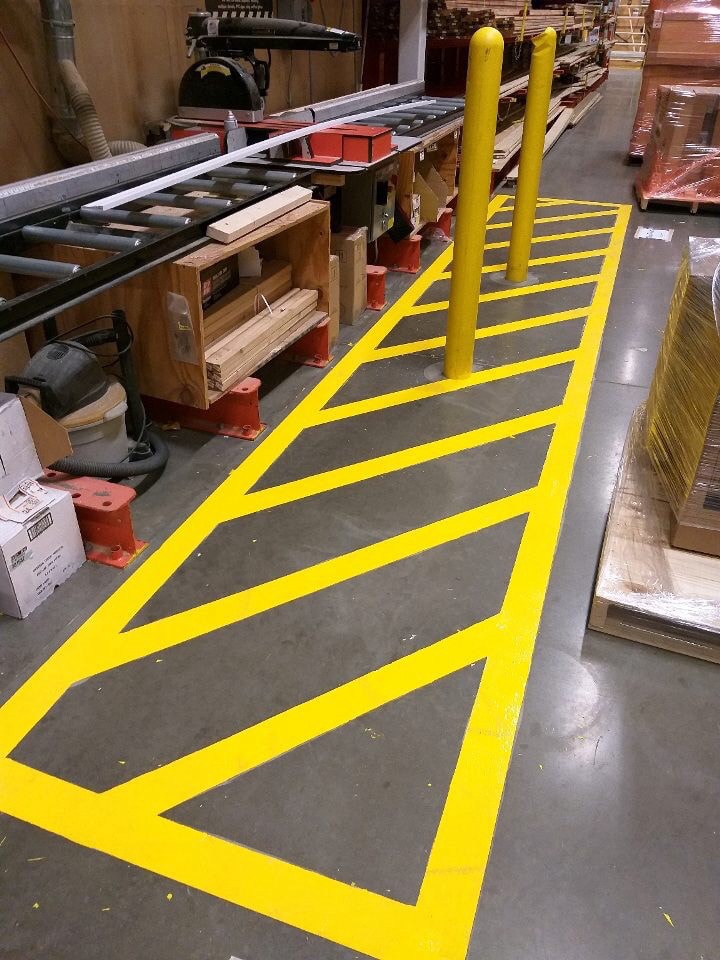 store interior floor painting alsip